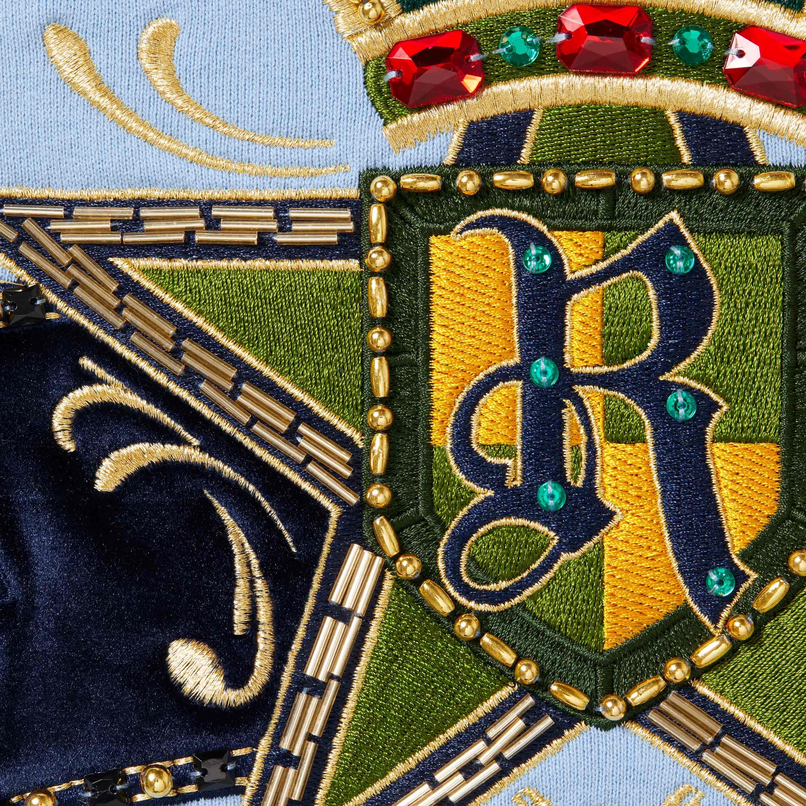 Crest Zip Up Hooded Sweatshirt view 12